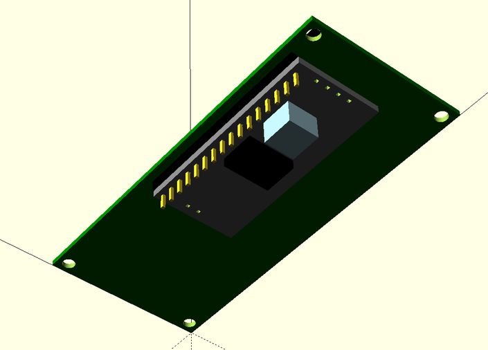 Image: i2c module for the 1602 LCD.
